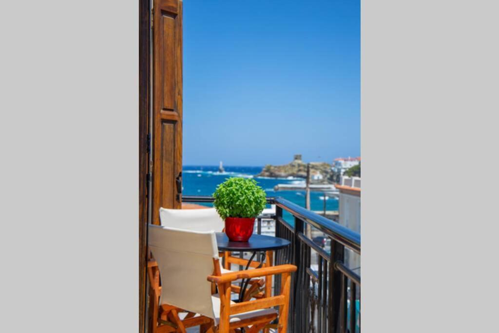 Apartmán Seaview Stylish Flat In Andros - Walk To Beach Exteriér fotografie